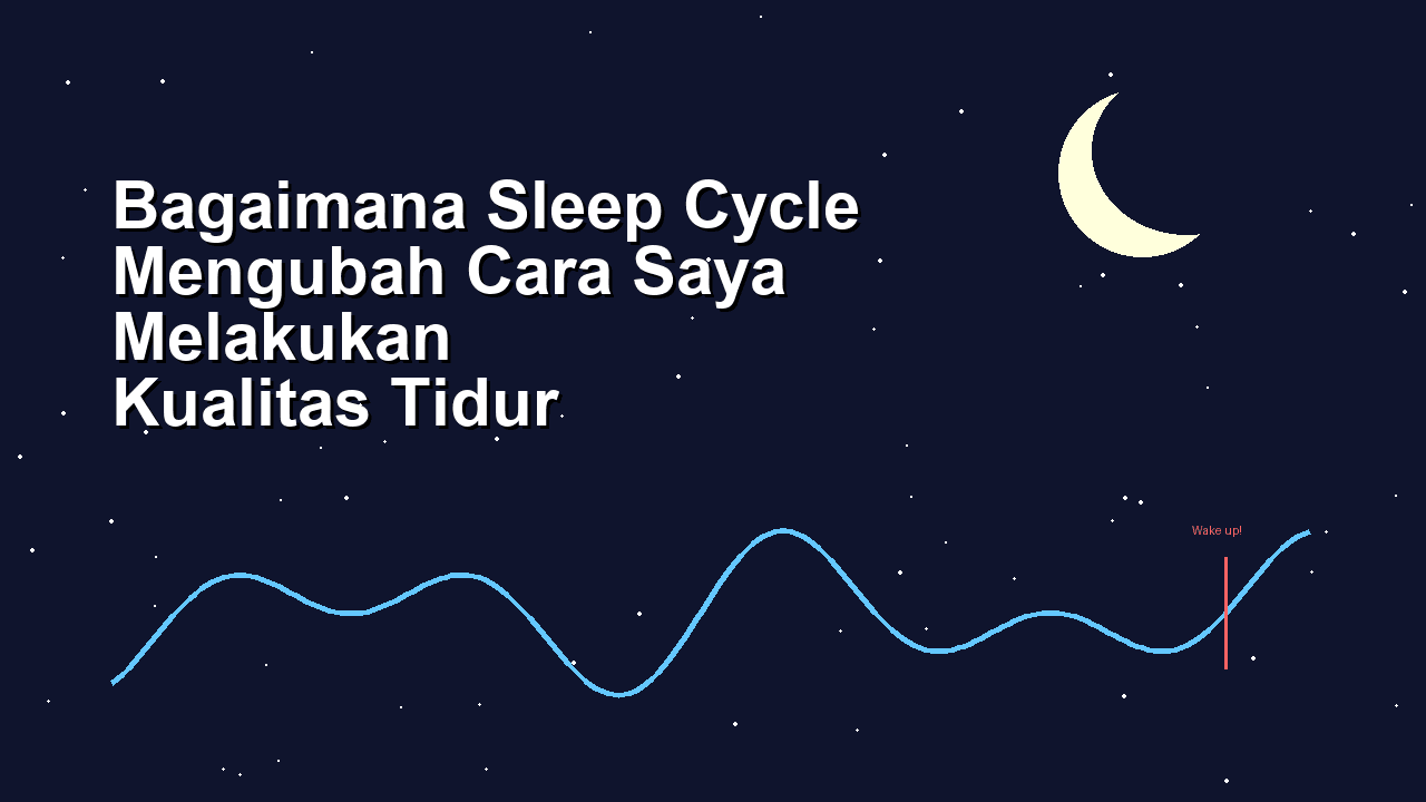 Bagaimana Sleep Cycle Mengubah Cara Saya Melakukan Kualitas Tidur