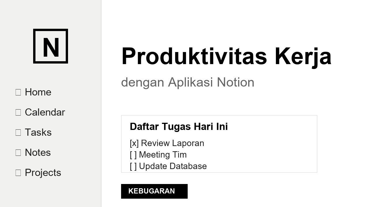 Meningkatkan Produktivitas Kerja dengan Bantuan Aplikasi Android Notion