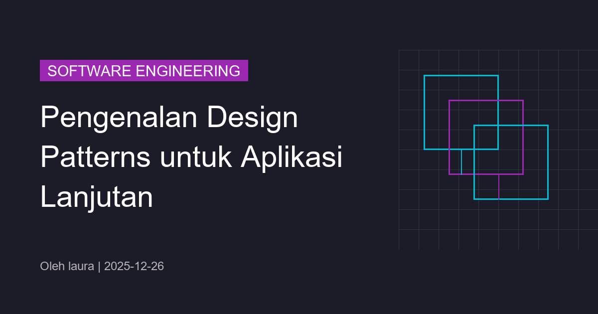 Pengenalan Design Patterns untuk Aplikasi Lanjutan